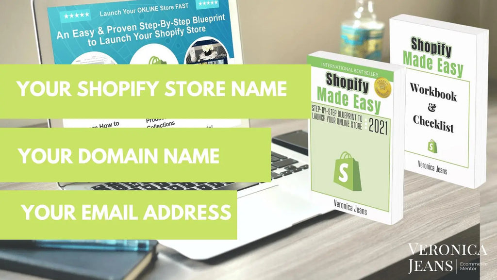 How To Create Your Shopify Store Name & Email Business Address- #2 | Veronica Jeans